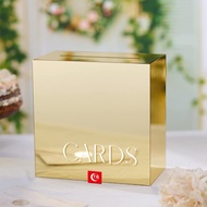TX Light Luxury Acrylic Wedding Blessing Card Gift Box Style BABY SHOW Party Decoration Pendulum