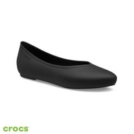 二手近新Crocs 卡駱馳 (女鞋) 布魯克林尖頭平底鞋-210169-001