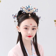 Hanfu Hair Accessories/chinese Hair Accessories Earring set/Traditional chinese Crown