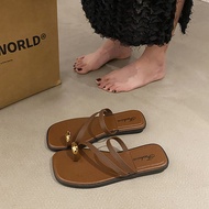 selipar wanita sandal perempuan selipar perempuan Outdoor Women's Sandals - Trendy Cross-Strap Thick