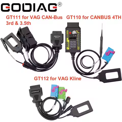 GODIAG GT112 K-Line Test Platforms with GT111 CAN-Bus and GT110 CAN-Bus UDS With Pogo Pin For VAG 2n