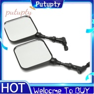2Pcs Motorcycle Rear View Mirror Black For   200 250 Dr350 Drz 400 Dr650