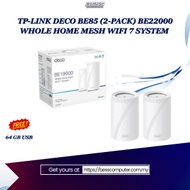 TP-LINK DECO BE85 (2-PACK) BE22000 WHOLE HOME MESH WIFI 7 SYSTEM (TRI-BAND)