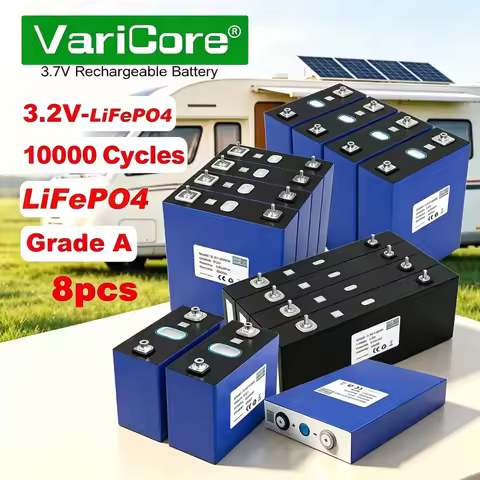 8x 3.2V LiFePO4 Battery 320AH 280ah 200ah 150ah 105ah 90ah DIY 12v 24V Automotive RV Solar Energy St