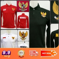 Garuda Indonesia Long Sleeve Polo Shirt