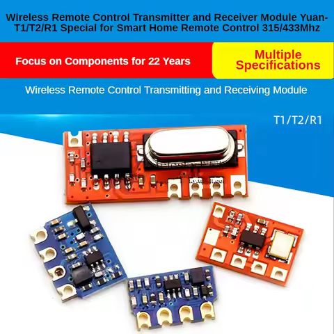 Wireless Remote Control Transmitter and Receiver Module Yuan-T1/T2/R1 Special for Smart Home Remote 