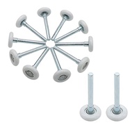 12 Pcs 1.8Inch Nylon Garage Door Roller 4Inch Stem Quiet Garage Door Wheels for Garage Door Track Re