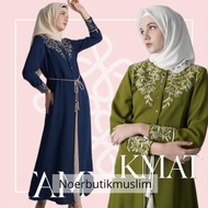 new Hikmat Fashion Original A4599 Abaya Hikmat  noerbutikmuslim Gamis