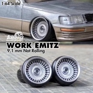 Diecast Work Emitz Rims 1:64 Scale Stance Mini Scale Not Rolling