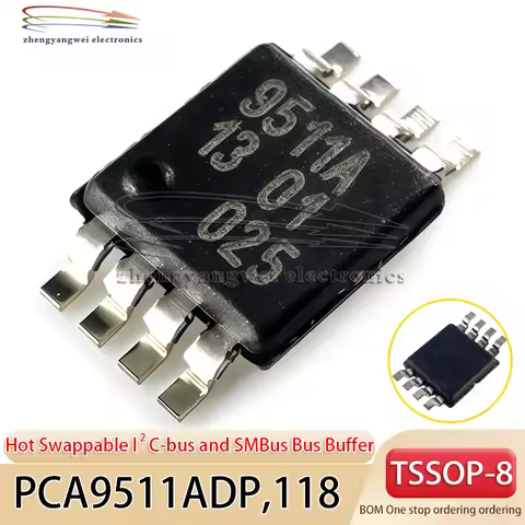 2PCS PCA9511ADP TSSOP-8 9511A Hot swappable I ² C bus and SMBus bus buffer