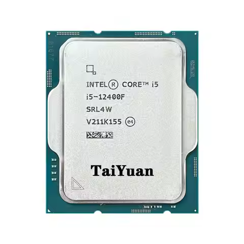 Intel Core i5-12400F i5 12400F 2.5 GHz 6-Core 12-Thread CPU 10NM L3=18M 65W LGA 1700 New but without
