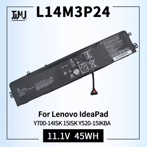 L14M3P24 5B10H41181 Battery Replacement for Lenovo IdeaPad Y700-14ISK 700-15ISK 700-17ISK Y520-15IKB