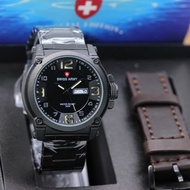 Jam tangan PRIA Swiss Army SEA WALKER Limited Edition Rante Stainlees steel -Jam tangan Merek Terbai