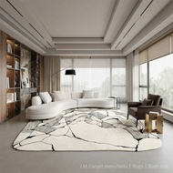 [6Style]Cream-colored bedside rug Imitation Cashmere/Loop velvet dual-material options available Sui
