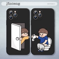 Soft phone case cover casing Oppo Reno 10x zoom 7 6 5 4 3 2 Pro Z F 5G Funny couple