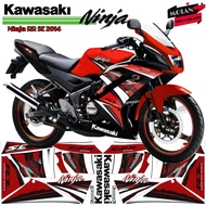 Decal Sticker Striping Variasi NINJA RR 150 New 2Tak 2012-2013-2014-2015-2016 Motif Ori NINJA RR SE