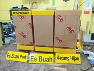 Tempat ES BUAH Acrylic 15L Tabung Es buah Wadah ES BUAH Akrilik