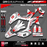Decal crf 150 l full body motorcycle sticker crf 150 l full body sticker decal crf hologram motorcyc