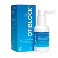 Ear Spray/ Hydrogen Peroxide - Dissolve Ear Wax by release of Oxygen - Otiblock Ear Spray 45ml Bottl