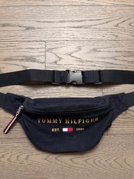 Tommy Hilfiger 腰包 深藍帆布包