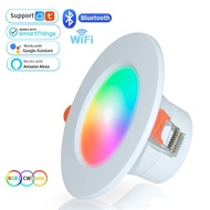 WiFi Smart LED Downlight 5/7/10/15W Dimming Round Spot Light RGB Color Changing Warm Cool Light Alexa Google Home Smart Life