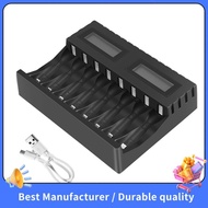 【NEW】Battery Charger LCD Display Smart Intelligent 8-Slot Chargers for AA/AAA NiCd NiMh Rechargeable