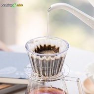 FAMY Wave Coffee Dripper Crystal Eye Pour Over Coffee Funnel Filter Cups Coffee Maker Flat Bottom In