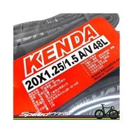 [Speed Park] KENDA 20x1.25/1.5a/V 48L Inner Tube American Nozzle|Small Discount 406 Tube|Two Made In