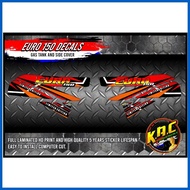 ➴ ☀️ ┗ EURO 150 Gas tank Decals sticker