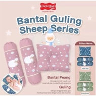 HIJAU Dialogue Baby Sheep Series Bolster Pillow / Baby Bolster Pillow Sheep Series Green