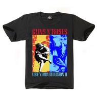 New fashion Punk t Shirt guns N roses-men black Tshirt Heavy Metal Tops and Print shirts Hip Hop Tees