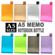Notebook BOTTLE A5 420ML/Portable Travel Bottle PP Plastic Drinking Bottle A5 Book Shaped Water Bott