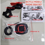 [SG SELLER] Quick Quad Lock Bike Phone Holder Lock Adapter Double-sided Tape MTB Folding Bike Motorc