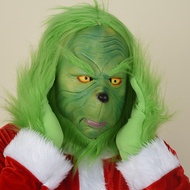 ของเล่นสัตว์ประหลาดผมสีเขียวชุดคริสต์มาสสำหรับวันฮาโลวีนสีเขียว Grinch Strange Heroes And Theves ชุด
