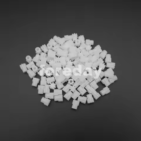 100PCS 7T Gear 0.5 Modulus Aperture 2mm ( 1.95mm ) DIY Model Accessories 7 teeth T=7 Plastic Spur Ge