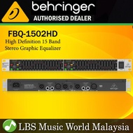Behringer FBQ-1502HD High Definition 15 Band Stereo Graphic Equalizer with FBQ (FBQ1502HD FBQ 1502HD