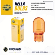 HELLA LIGHT BULB WY21W 12V (8GP 009 021-002) Crystal-Big/SC (Amber) | 7440