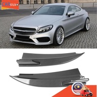 Rear Bumper Side Diffuser  Spoiler 2PCS for C‑Class Coupe C205 AMG Line C43 C63