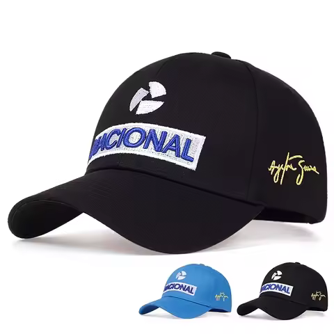 Ayrton Senna Baseball Cap Men Fashion Cool Embroidery Ayrton Senna Hats Adjustable Cotton Dad Caps