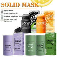 Oil Control Deep Clean Clay Mask Stick Blackhead Remover Clean Face Green Tea Pores Dirt Moisturizin