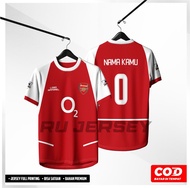 Jersey ARSENAL 2002 Full Printing