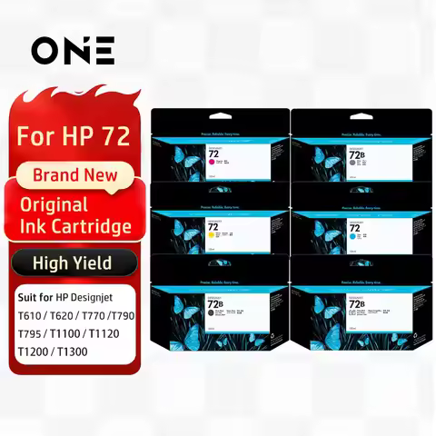 New Hp 72 HP 72B HP72 Genuine Ink Cartridge For Designjet T1300 T795 T610 T620 T770 T790 T1100 T1120