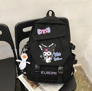 BStore [COD] Tas Ransel Sekolah Remaja Wanita Fashion Korea / Tas Ransel Sekolah Motif Kartun Kuromi