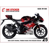 SUZUKI GSX 150R 25 Fullbody Decal Sticker, Decal GSX 150SUZUKI