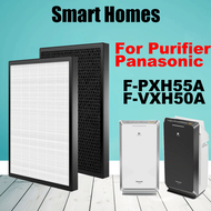 Fit Panasonic Air Purifier F-PXH55A F-VXH50A Compatible HEPA Carbon Deodorizing Filter F-ZXHP55Z F-Z