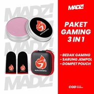 Aura Esports 3-In-1 Gaming Package Gaming Powder Anti-Sweat Thumb Cover/ game Accessories