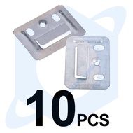 10Pcs Stainless Steel WPC Wall Board Clip Ceiling Fluted Cladding Clip For WPC Wall Panel Clips