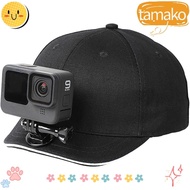 TAMAKO Cap Mount Accessories Adjustable Head Strap Hat Mount for  Hero 10/9/8/7/6/5 DJI OSMO Action Insta360 One R/RS