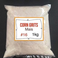 Corn grits Mais Bigas #16 1kg white Cebu mais