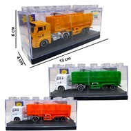 Diecast Acrylic Truck Sanitation Truck Dum Truck Besi